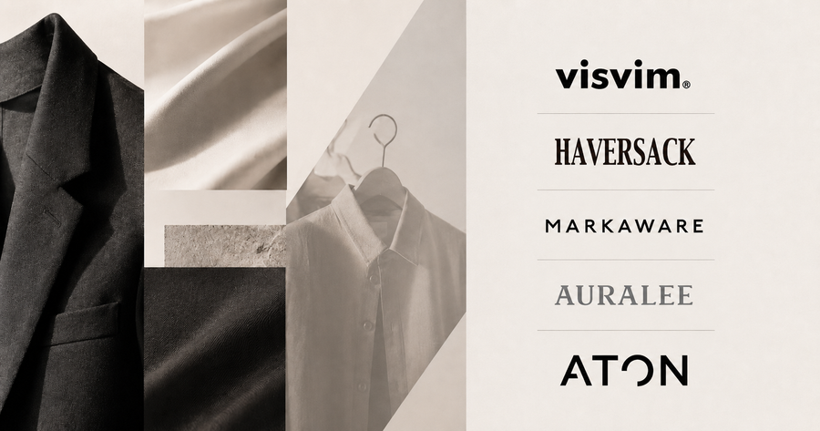 お洒落な人が選ぶ日本のドメスティックブランドおすすめ10選【前編】ATON・AURALEE・visvimほか