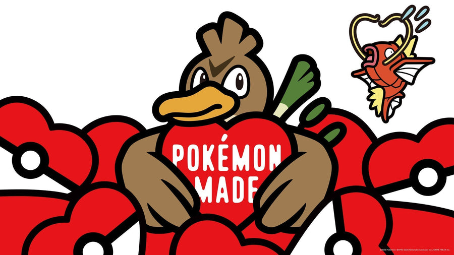 HUMAN MADE × Pokémon 第2弾が登場。ピカチュウ、カモネギ、コイキングを落とし込んだ全15型
