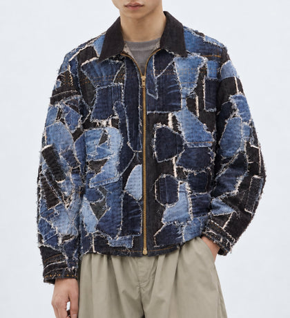 TMMY Sashiko Denim Jacket 着用 フロント