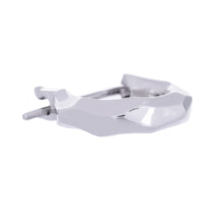 メンズ ピアス シルバー925 シンプル フープ 片耳用 1個売り (TESV-0430)
