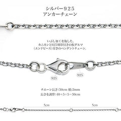 メンズ ネックレス シルバー925 フェザー ターコイズ インディアンジュエリー チェーン付き (TESV-0353)